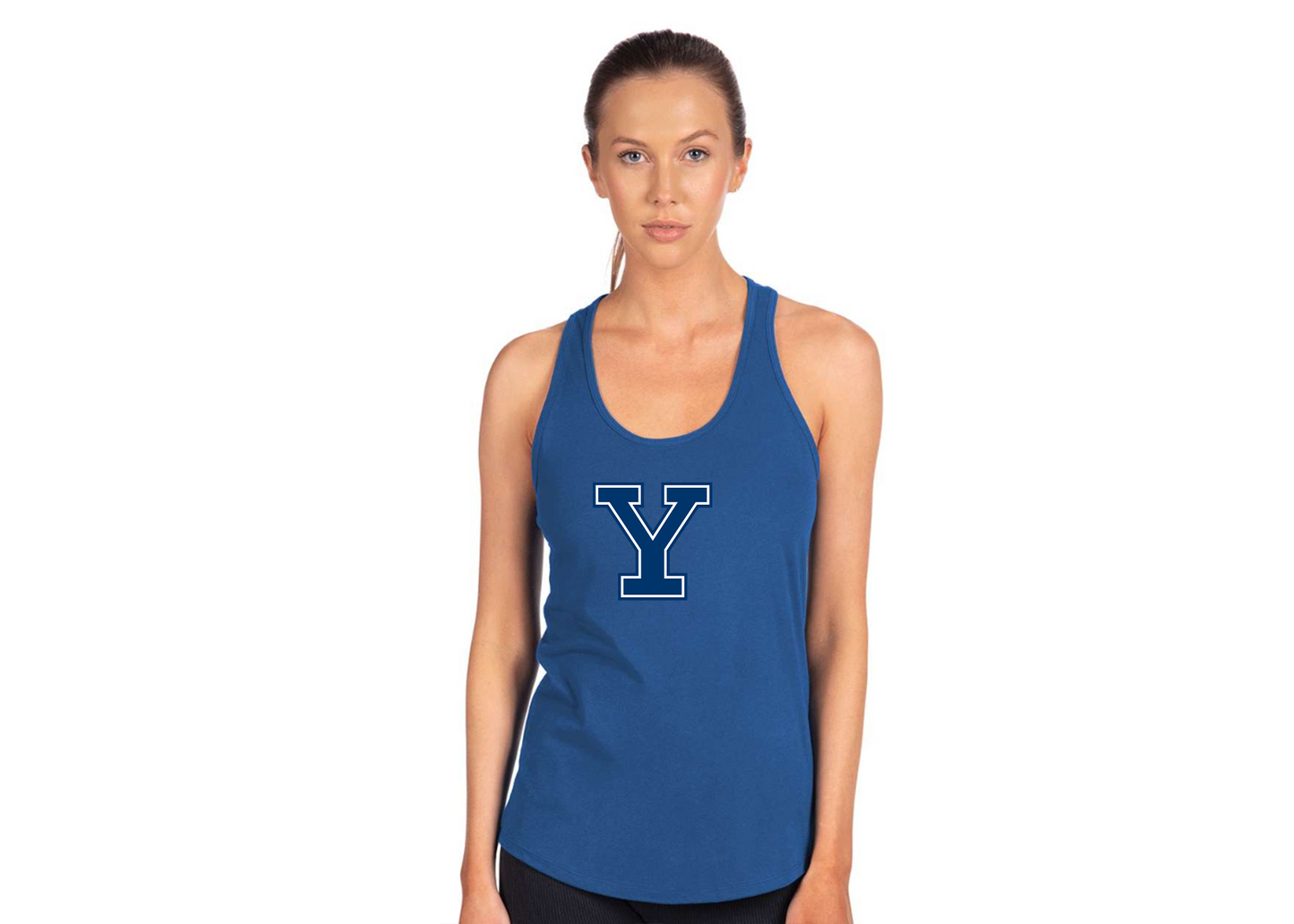 Women's Yale Bulldogs Next Level Ideal Racerback Tank