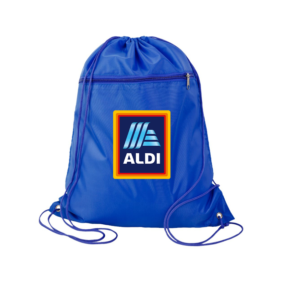 Aldi Logo Q-Tees - Polyester Cinchpack