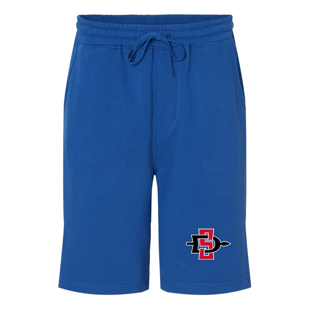 Men's San Diego State Aztecs Logo Independent Trading Co Midweight Fleece Shorts