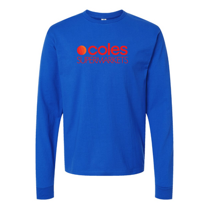 Men's Coles Supermarket Long Sleeve T-Shirt