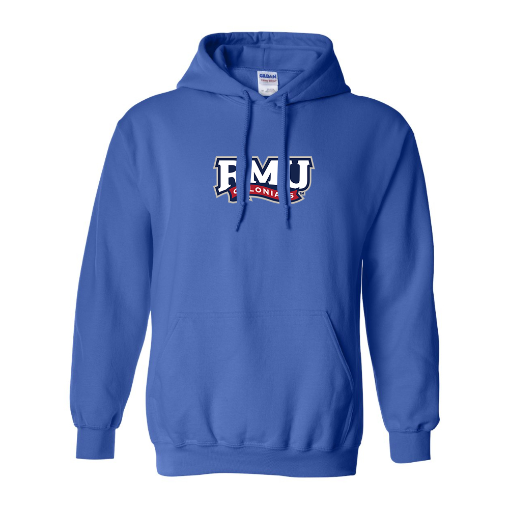 Men's Robert Morris Colonials Logo Gildan  Heavy Blend Hooded Sweatshirt