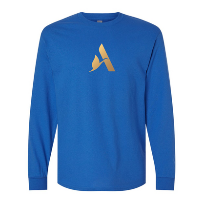 Men's Accor Golden Logo Gildan Heavy Cotton Long Sleeve T-Shirt