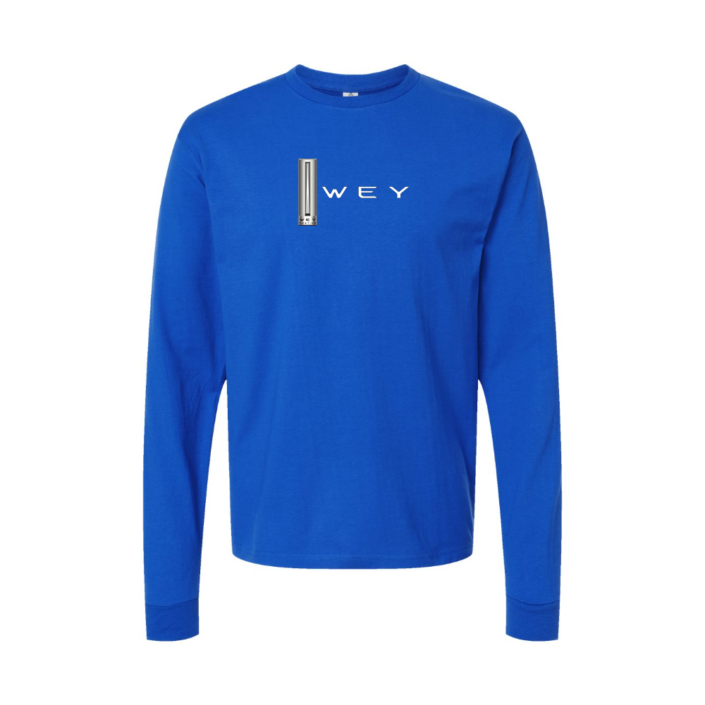 Men's WEY Logo Long Sleeve T-Shirt