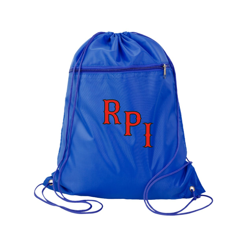 RPI Engineers Logo Q-Tees - Polyester Cinchpack