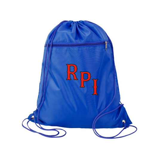 RPI Engineers Logo Q-Tees - Polyester Cinchpack
