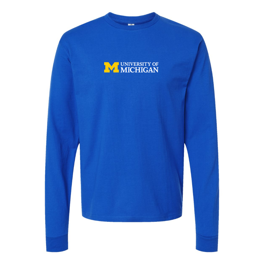 Men's University of Michigan Logo Long Sleeve T-Shirt