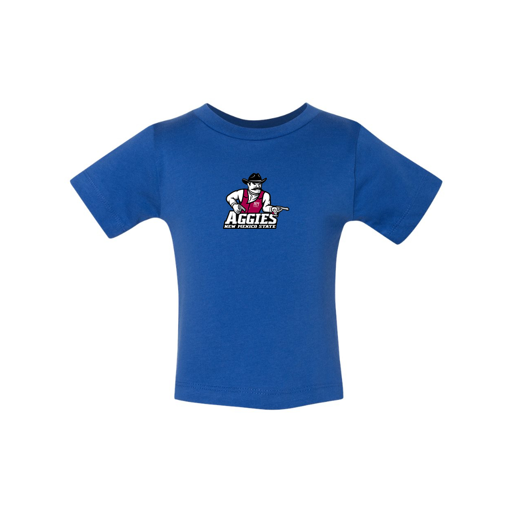 Aggies New Mexico State Logo BELLA CANVAS Infant Jersey Tee