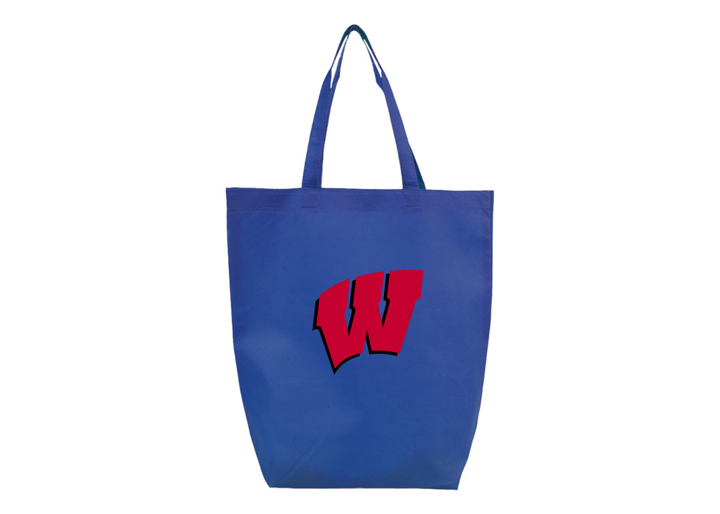 Wisconsin Badgers Q-Tees Non-Woven Gusset Bottom Tote
