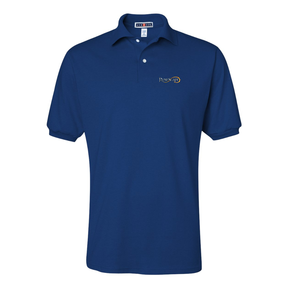 Men's Runescape Logo JERZEES  SpotShield polo