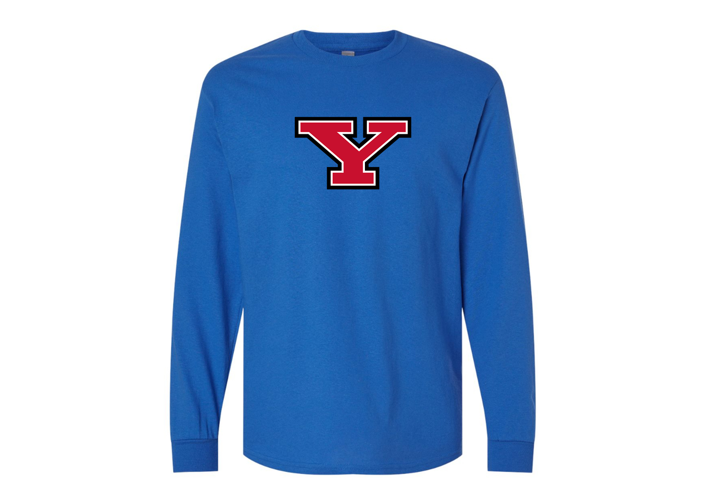 Men's Youngstown State Penguins Gildan Heavy Cotton Long Sleeve T-Shirt
