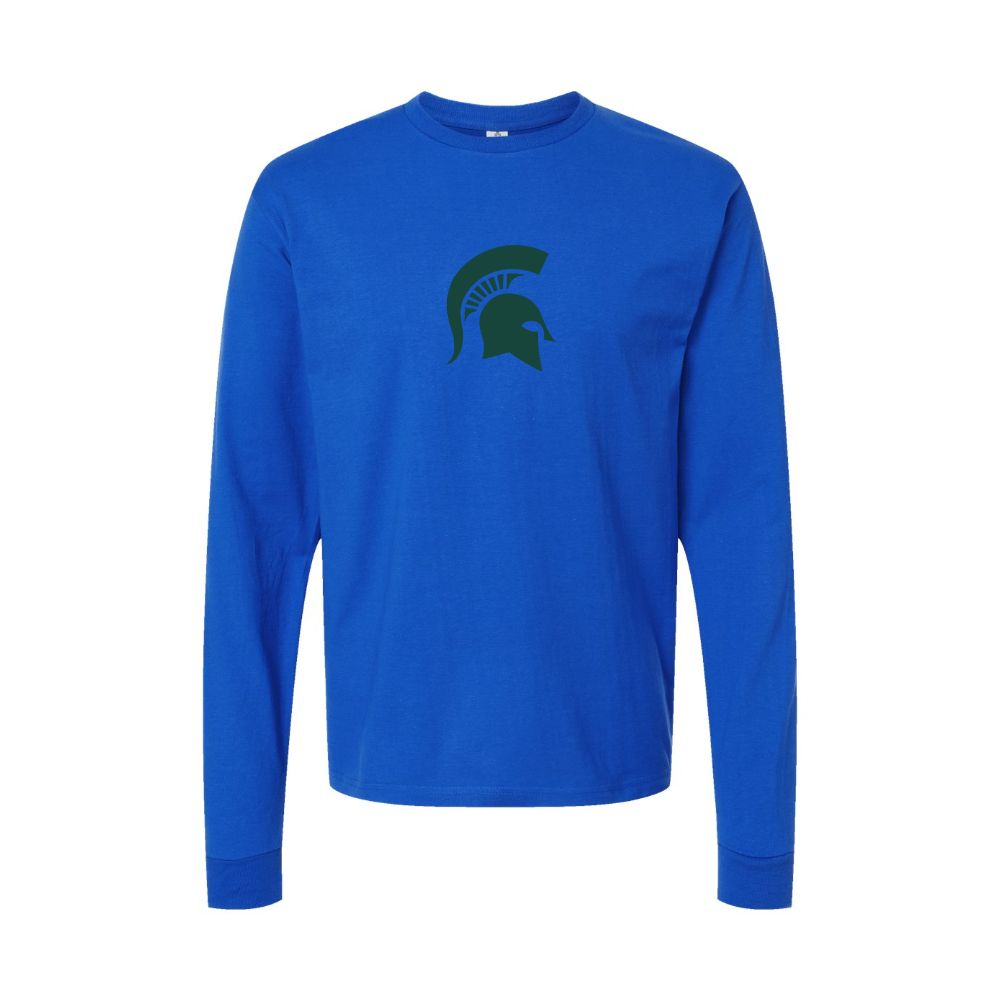 Youth Michigan State Spartans Logo Cotton Long Sleeve T-Shirt