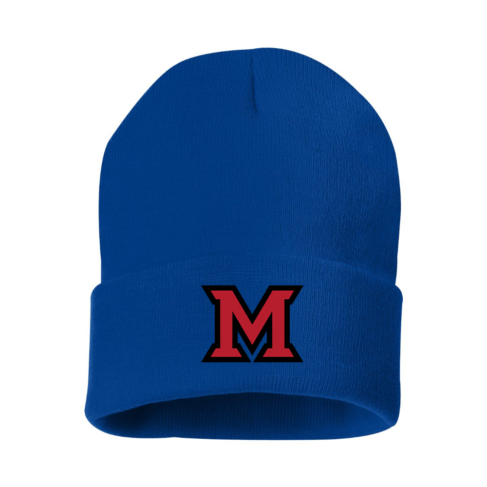 Miami Ohio RedHawks Logo Beanie Hat