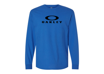 Men's Oakley Logo Gildan Heavy Cotton Long Sleeve T-Shirt