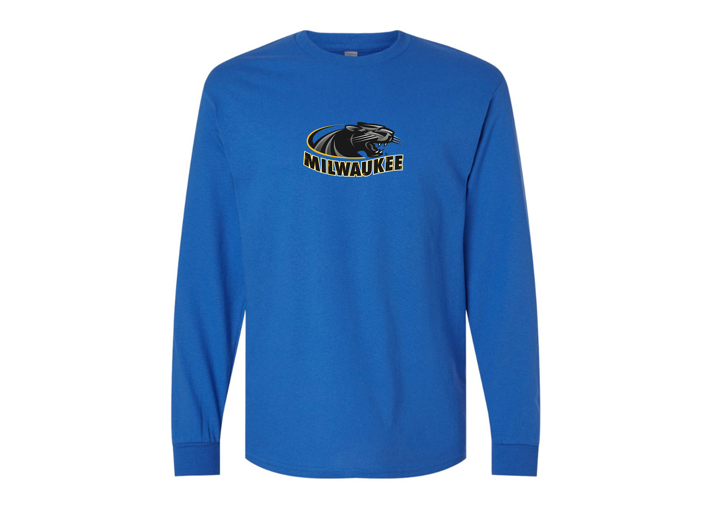 Men's Wisconsin Milwaukee Panthers Gildan Heavy Cotton Long Sleeve T-Shirt