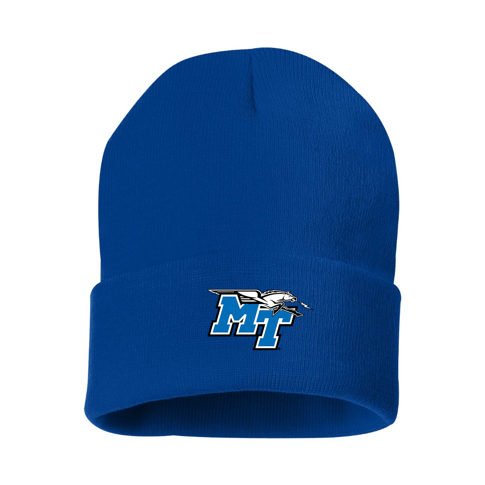 Middle Tennessee Blue Raiders Logo Beanie Hat