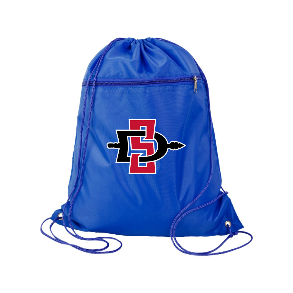 San Diego State Aztecs Logo Q-Tees - Polyester Cinchpack
