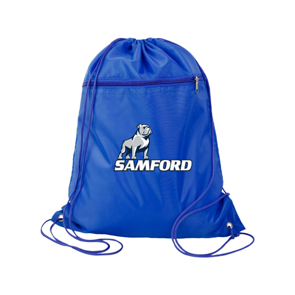 Samford Bulldogs Logo Q-Tees - Polyester Cinchpack