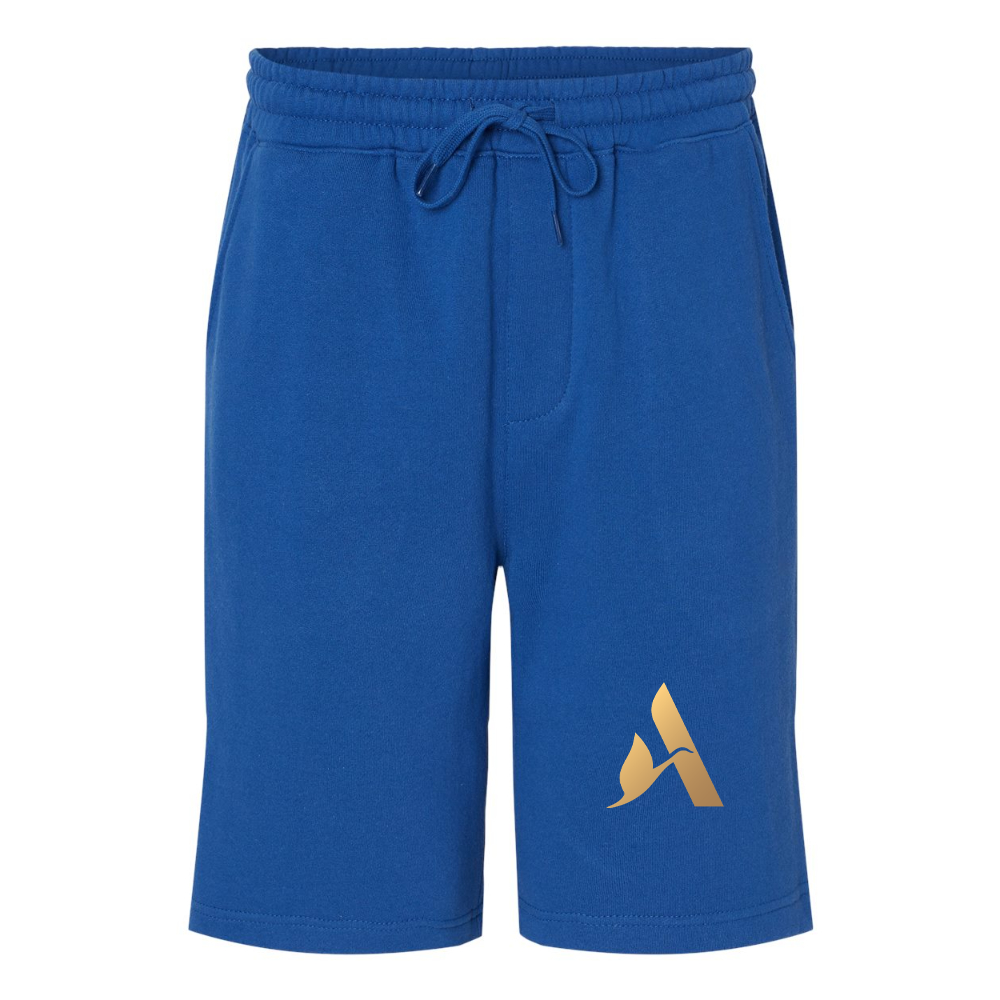 Men's  Accor Golden Logo Independent Trading Co Midweight Fleece Shorts