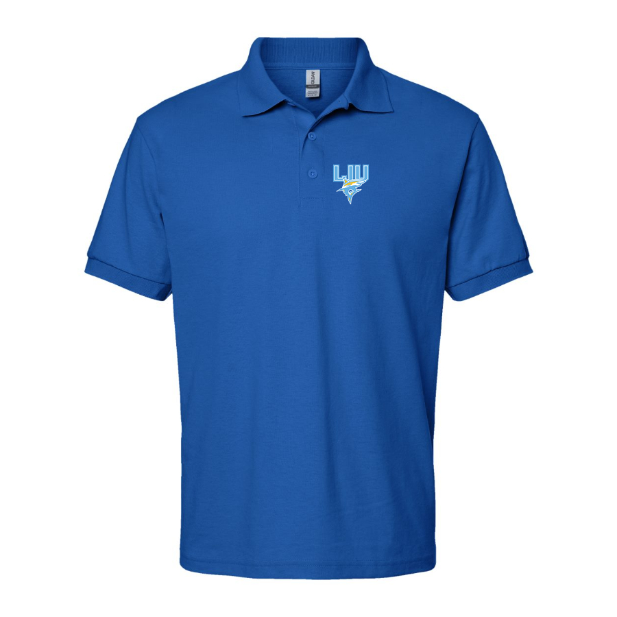 Men's LIU Brooklyn Blackbirds Logo Dry Blend Polo