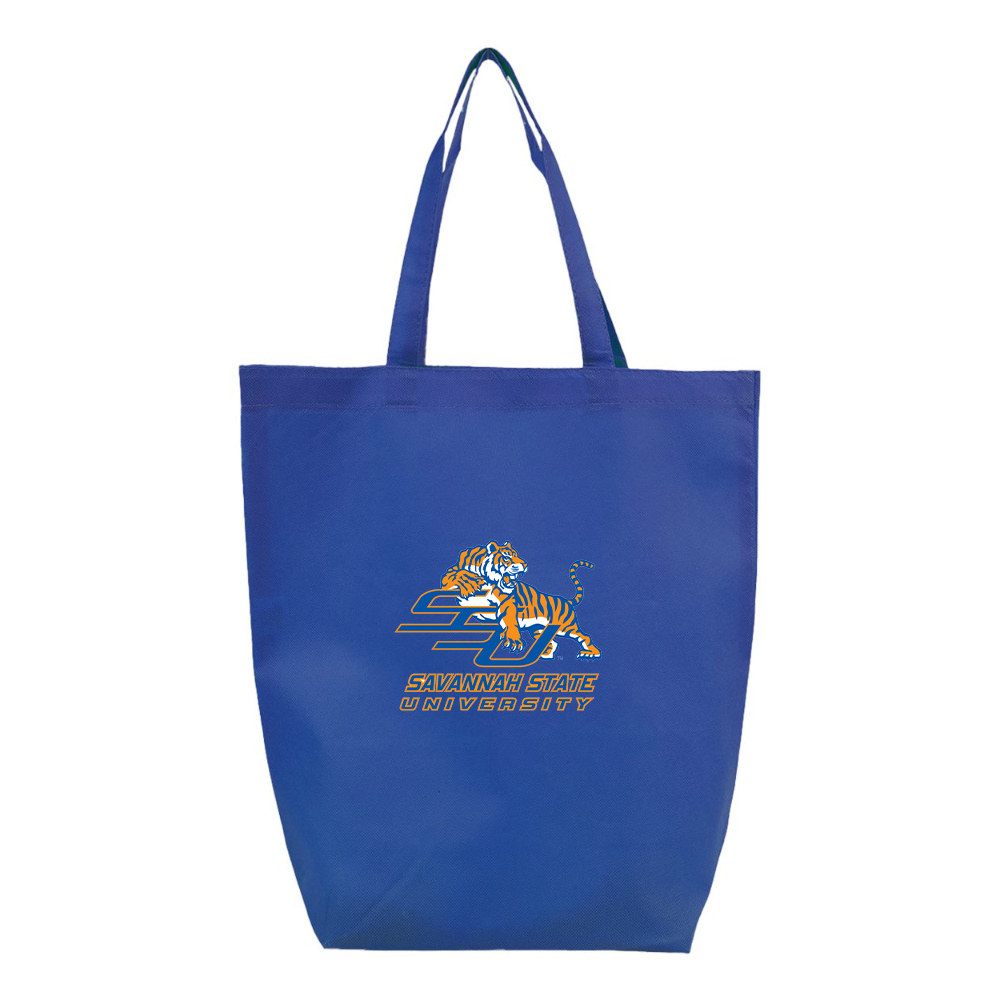 Savannah State Tigers Logo Q-Tees Non-Woven Gusset Bottom Tote