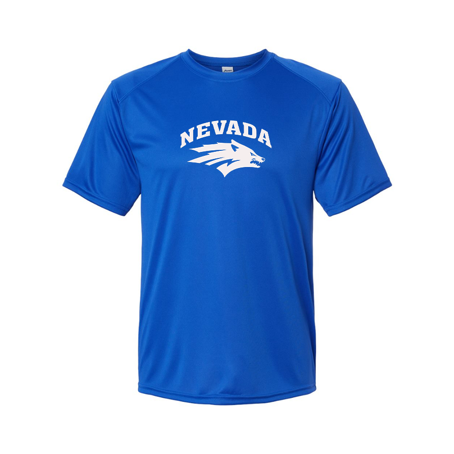 Men's Nevada Wolf Pack Logo Polyester T-Shirt
