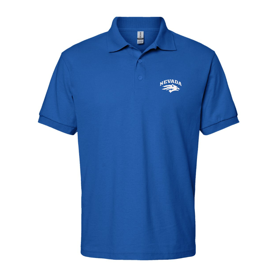 Men's Nevada Wolf Pack Logo Dry Blend Polo