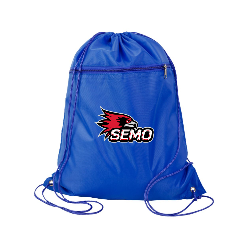 SEMO Redhawks Logo Q-Tees - Polyester Cinchpack