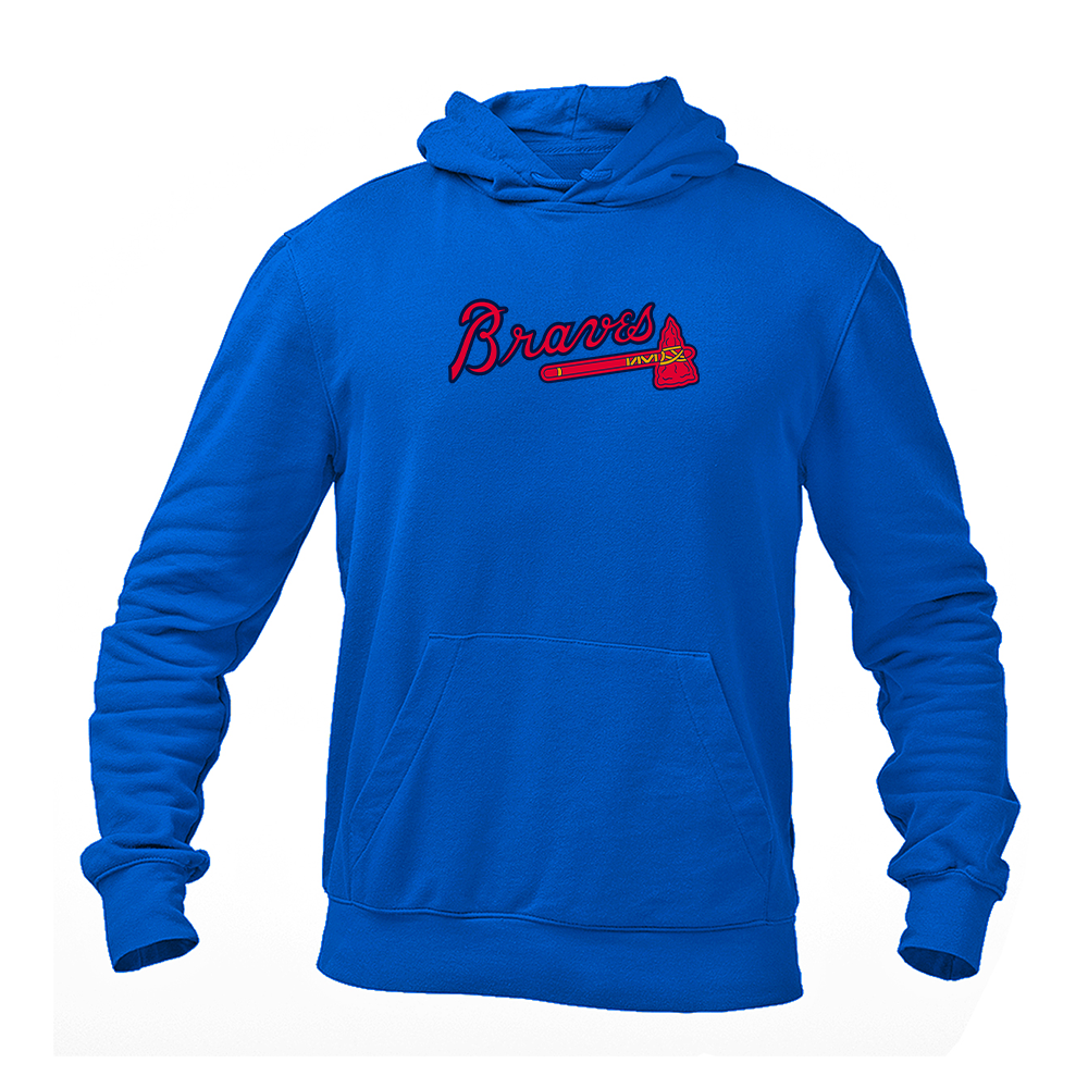 Men's Atlanta Braves Logo Pullover Hoodie