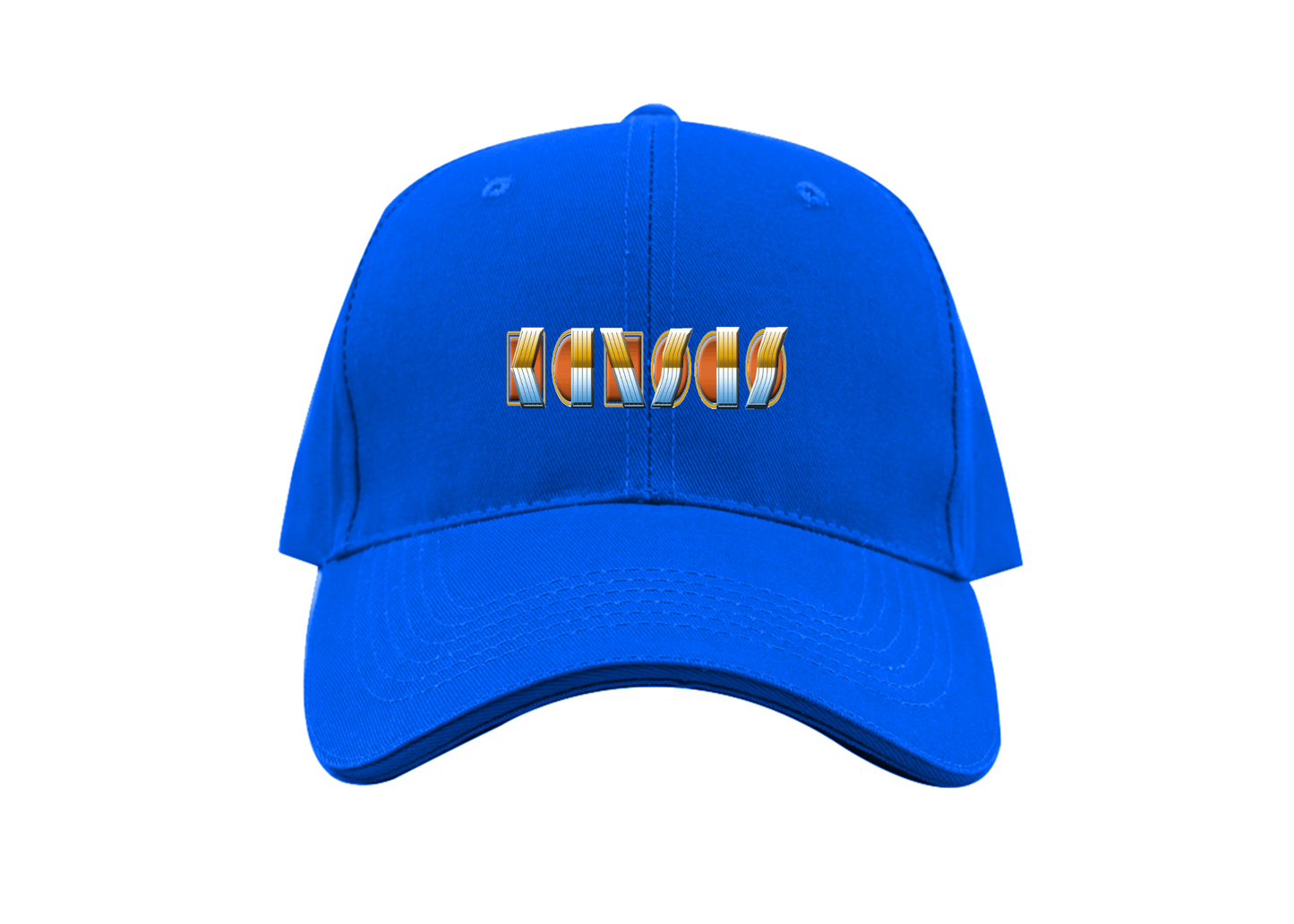Kansas Logo Dad Baseball Cap Hat