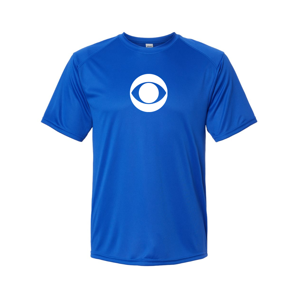 Men's CBS Logo Polyester T-Shirt