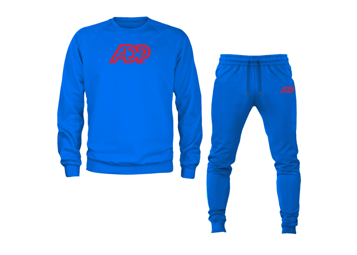 Men's ADP Logo Crewneck Sweatshirt Joggers Suit
