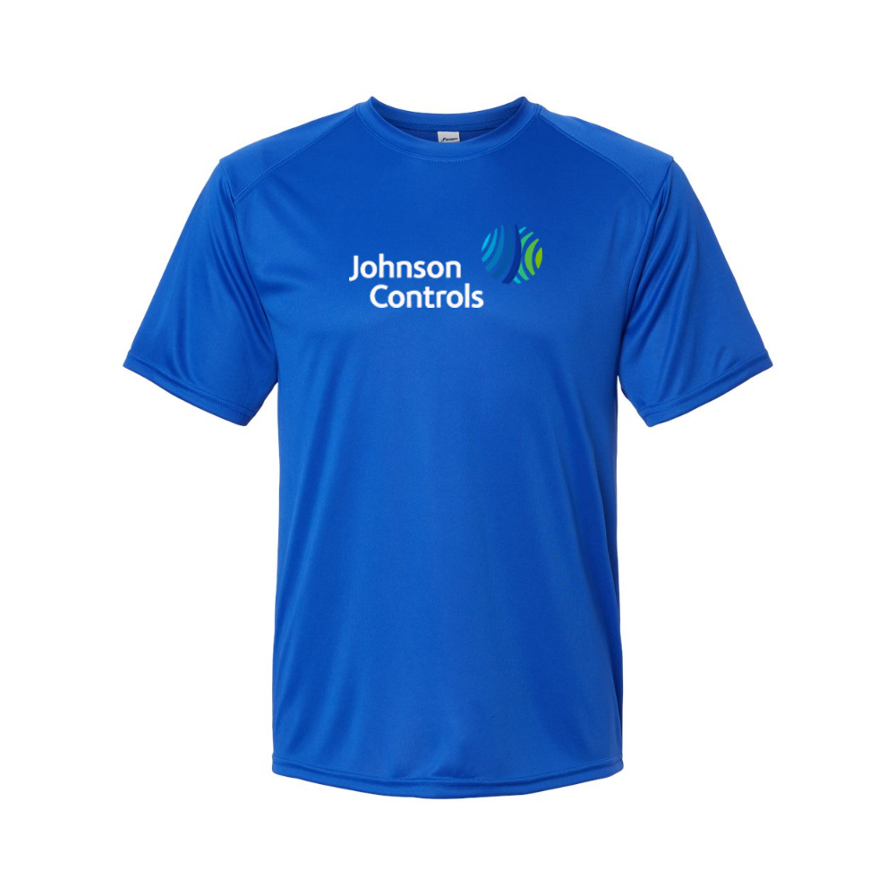Men's Johnson-Controls Logo Polyester T-Shirt