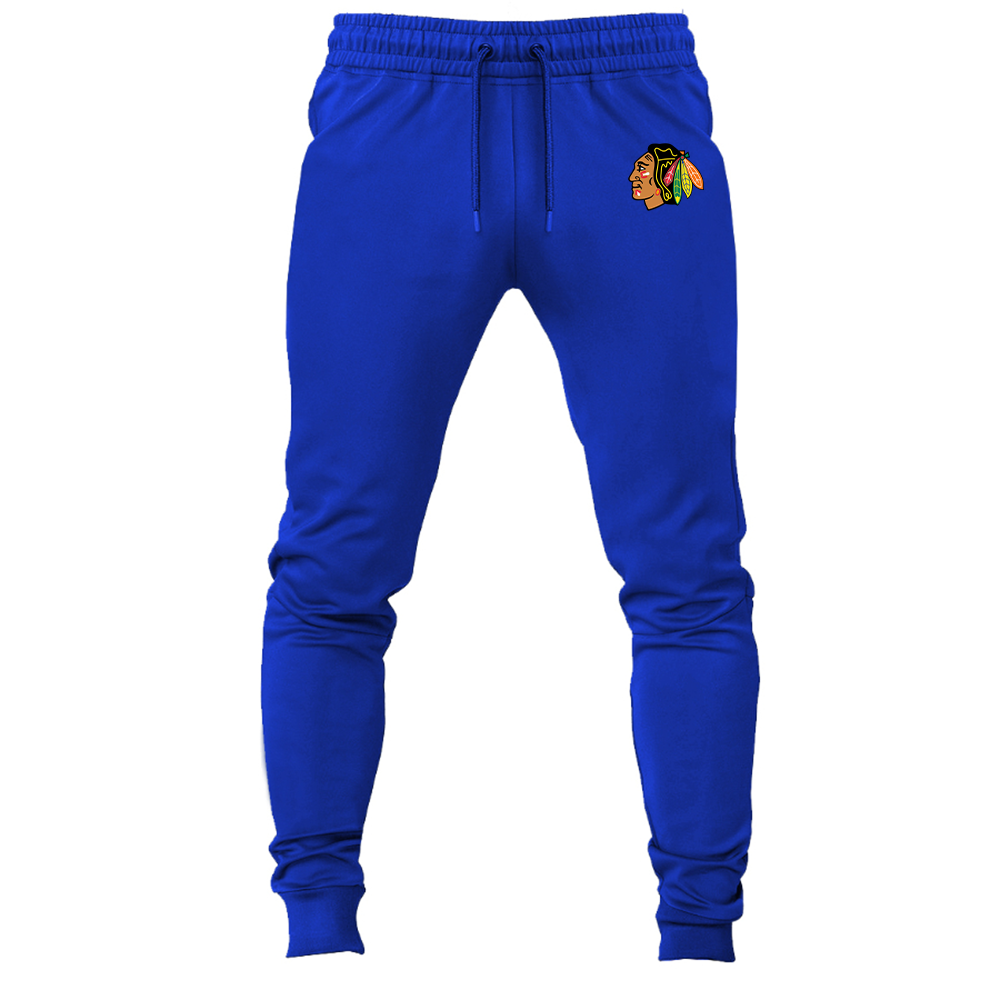 Men's Blackhawks Logo Joggers Sweatpants