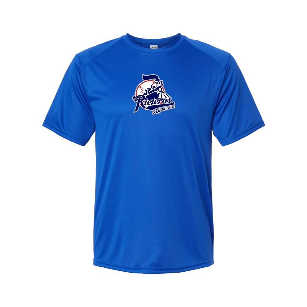 Men's Aguascalientes Rieleros Logo Polyester T-Shirt