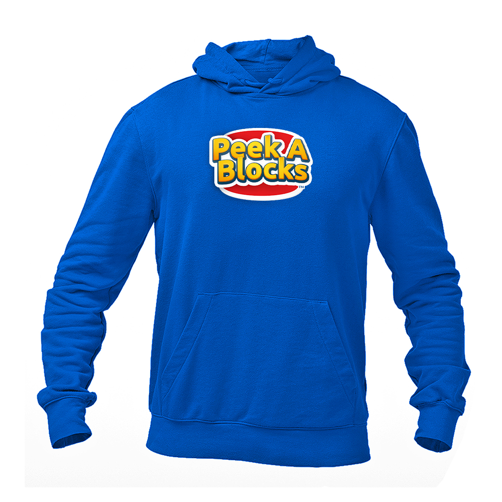 Men's Peek A Blocks Logo  Pullover Hoodie