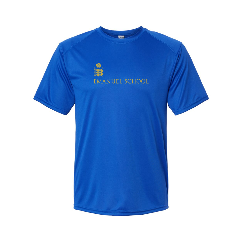 Men's Emanuel School Logo Polyester T-Shirt