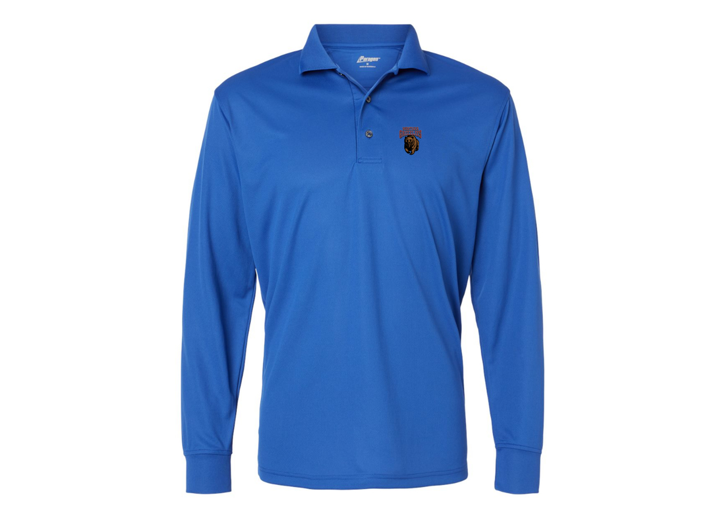 Men's Montana Grizzliesl Paragon Prescott Long Sleeve Polo