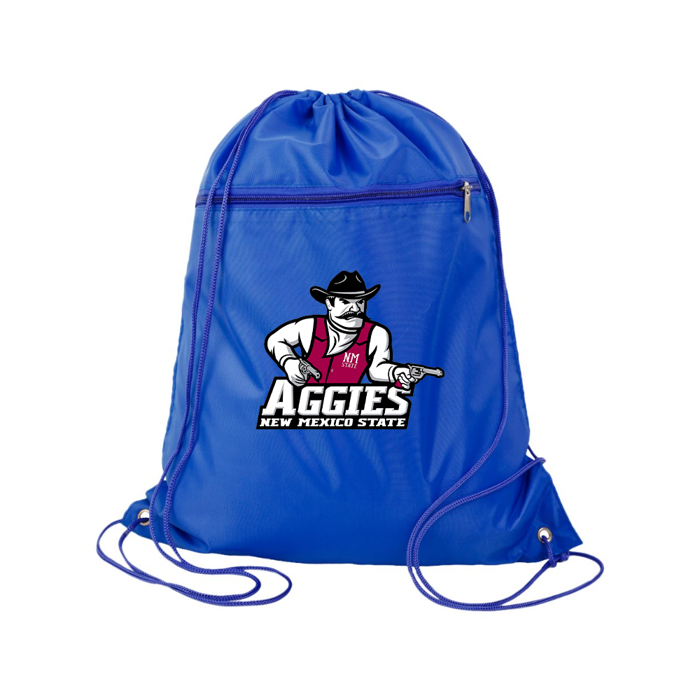 Aggies New Mexico State Logo Q-Tees - Polyester Cinchpack