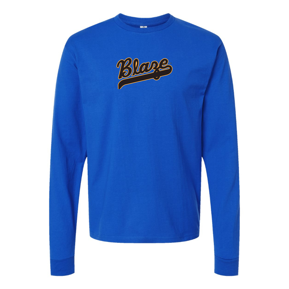 Youth Bakersfield Blaze Logo Cotton Long Sleeve T-Shirt