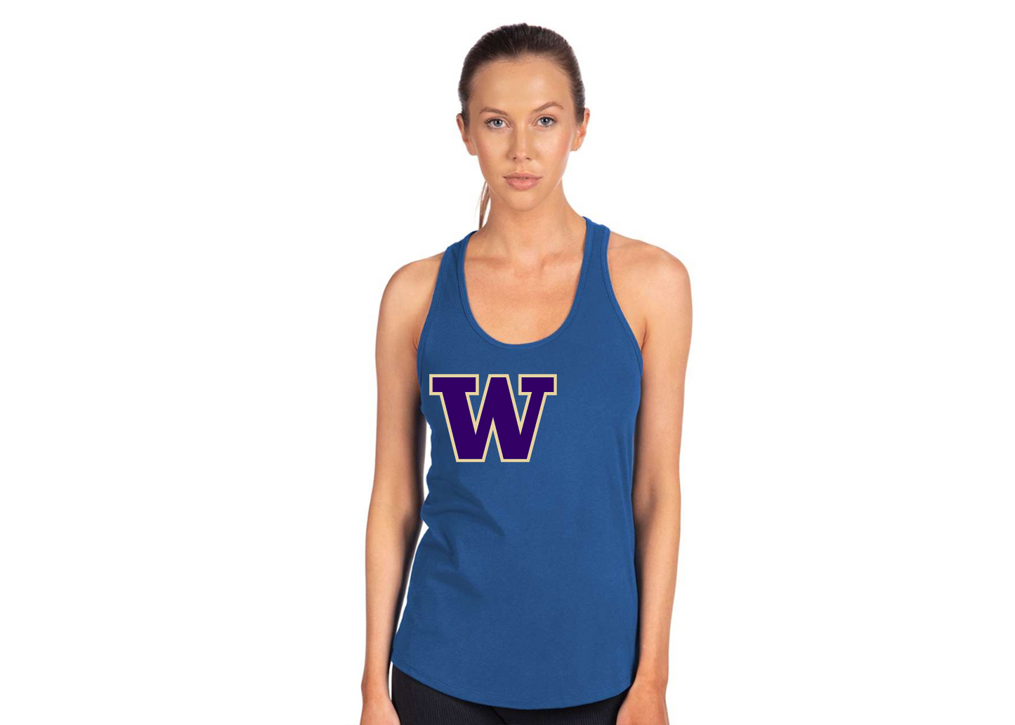 Women's Washington Huskies Next Level Ideal Racerback Tank