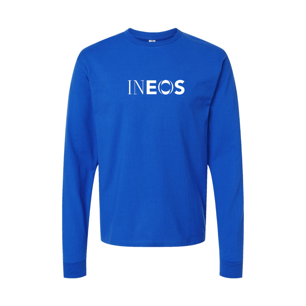 Youth INEOS Logo Cotton Long Sleeve T-Shirt