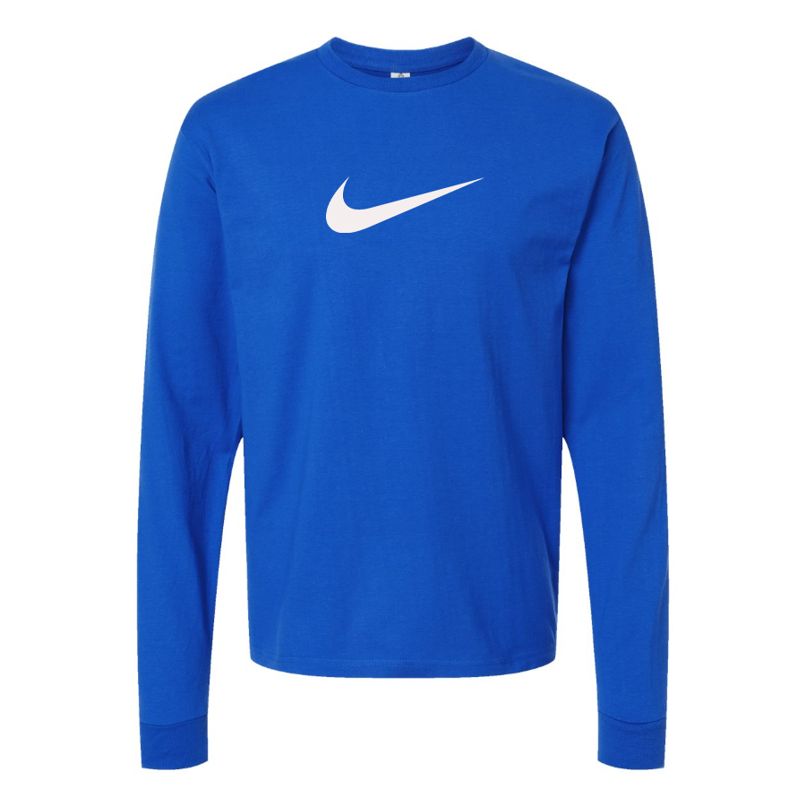 Youth Nike Wave Logo Cotton Long Sleeve T-Shirt