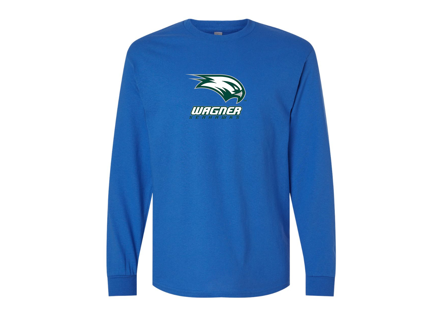Men's Wagner Seahawks Gildan Heavy Cotton Long Sleeve T-Shirt