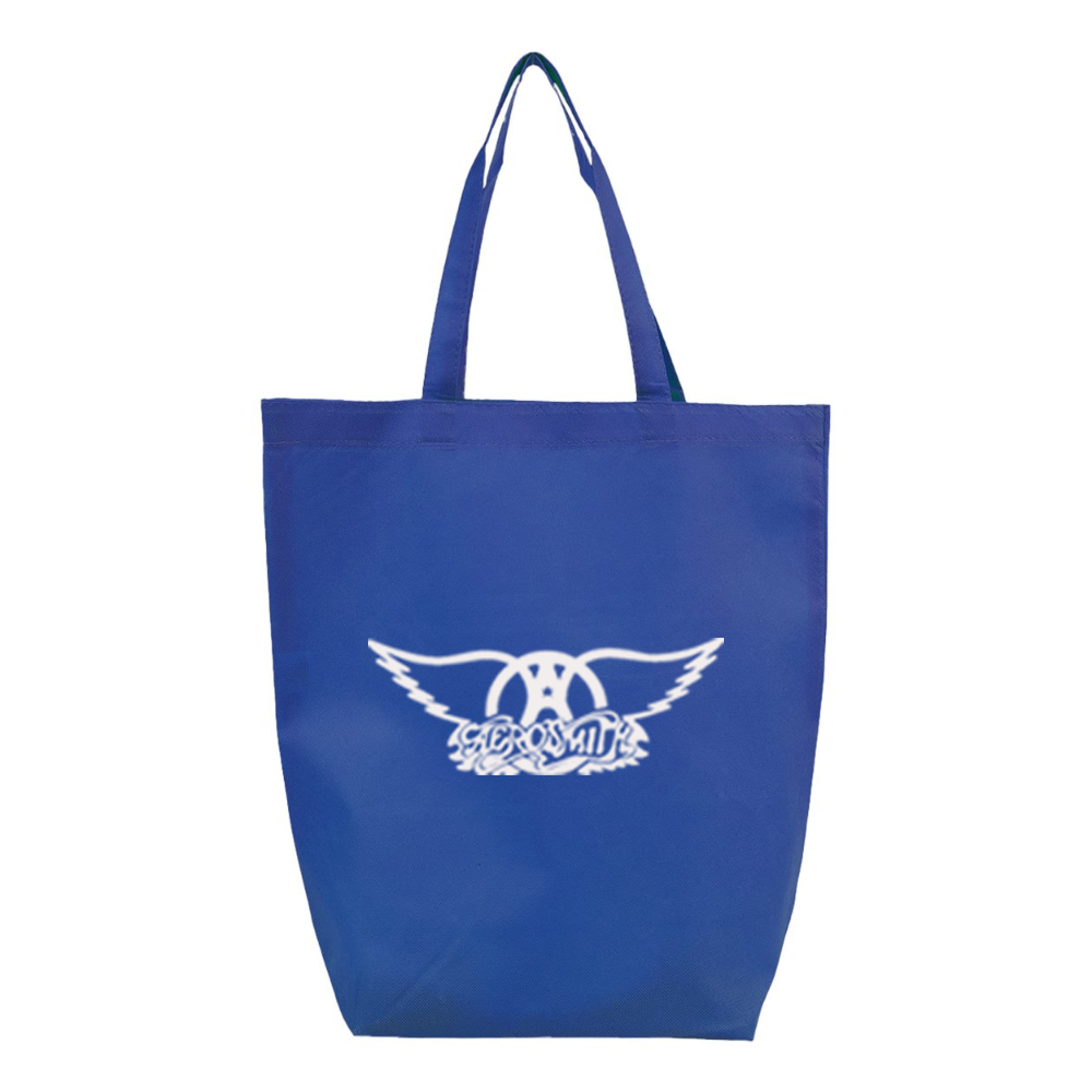 Aerosmith Logo Q-Tees Non-Woven Gusset Bottom Tote