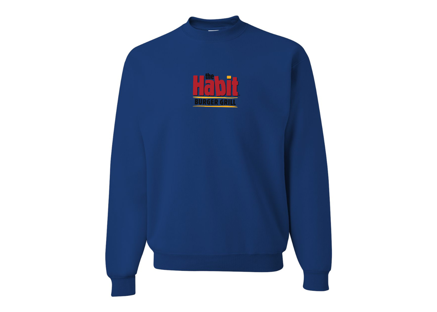 Men's The Habit Burger Grill JERZEES NuBlend Crewneck Sweatshirt