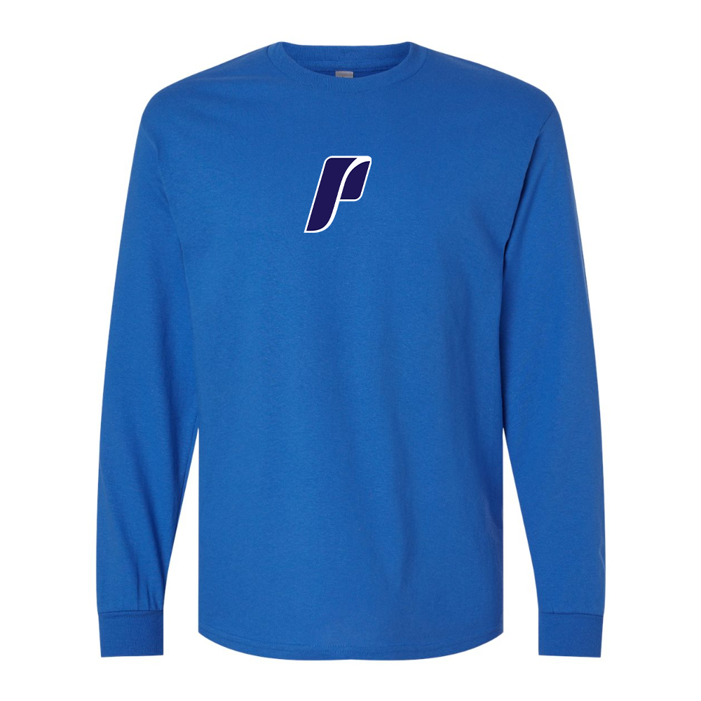 Men's Portland Pilots Logo Gildan Heavy Cotton Long Sleeve T-Shirt