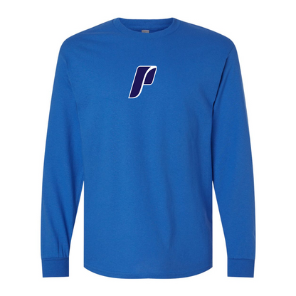 Men's Portland Pilots Logo Gildan Heavy Cotton Long Sleeve T-Shirt