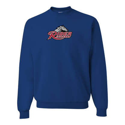 Men's Rider Broncs Logo  JERZEES NuBlend Crewneck Sweatshirt