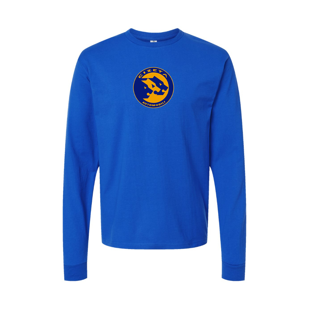 Men's Cizeta Logo Long Sleeve T-Shirt