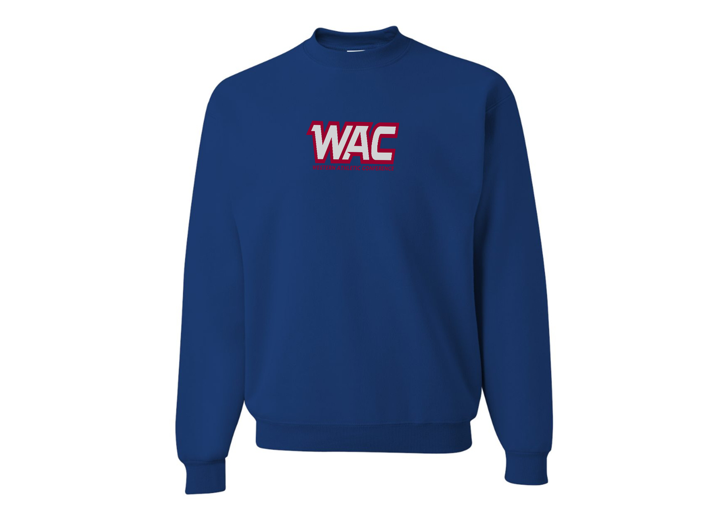 Men's Western Athletic Conference JERZEES NuBlend Crewneck Sweatshirt